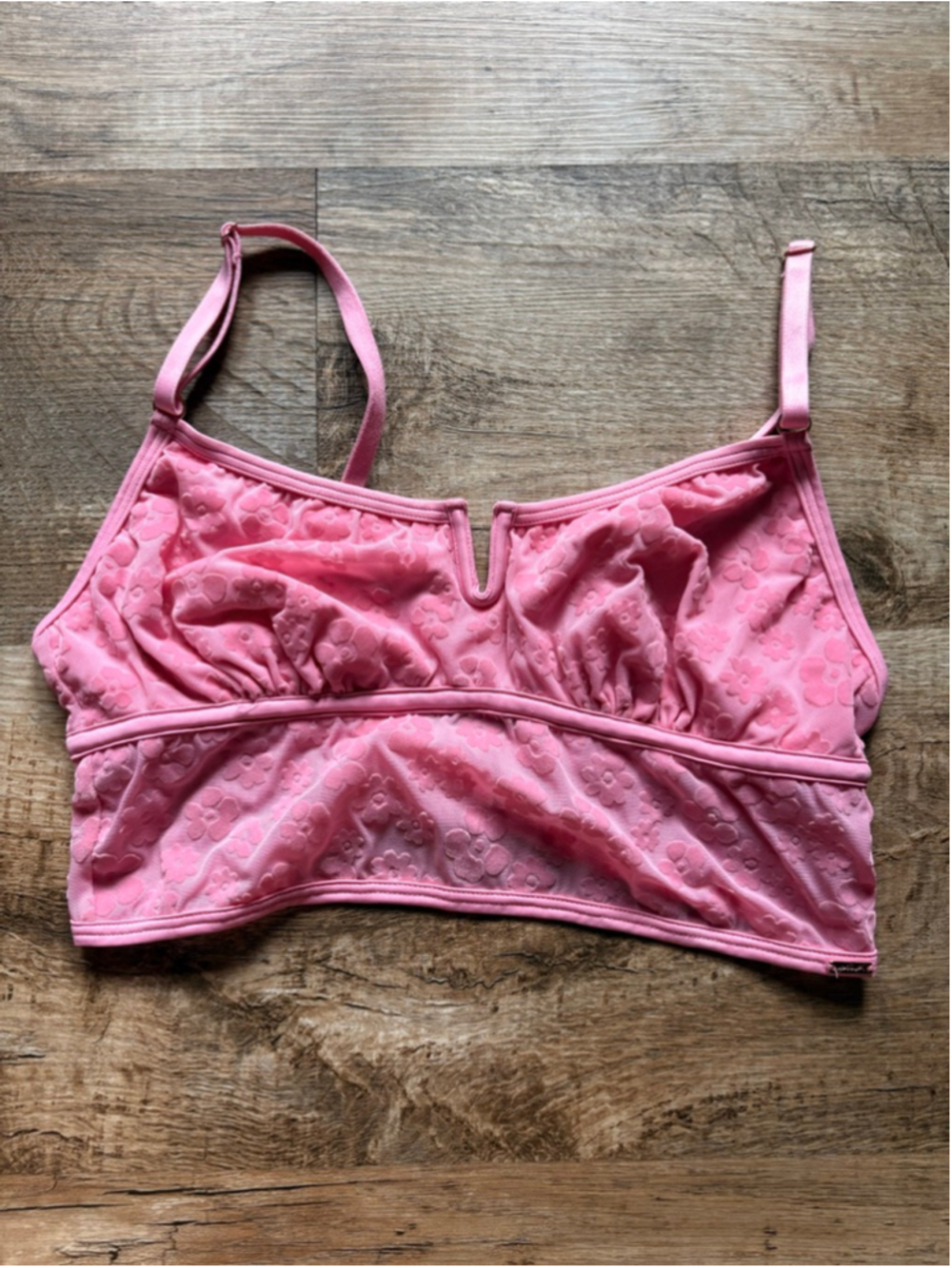 Victoria's Secret PINK Floral Mesh Bralette Small